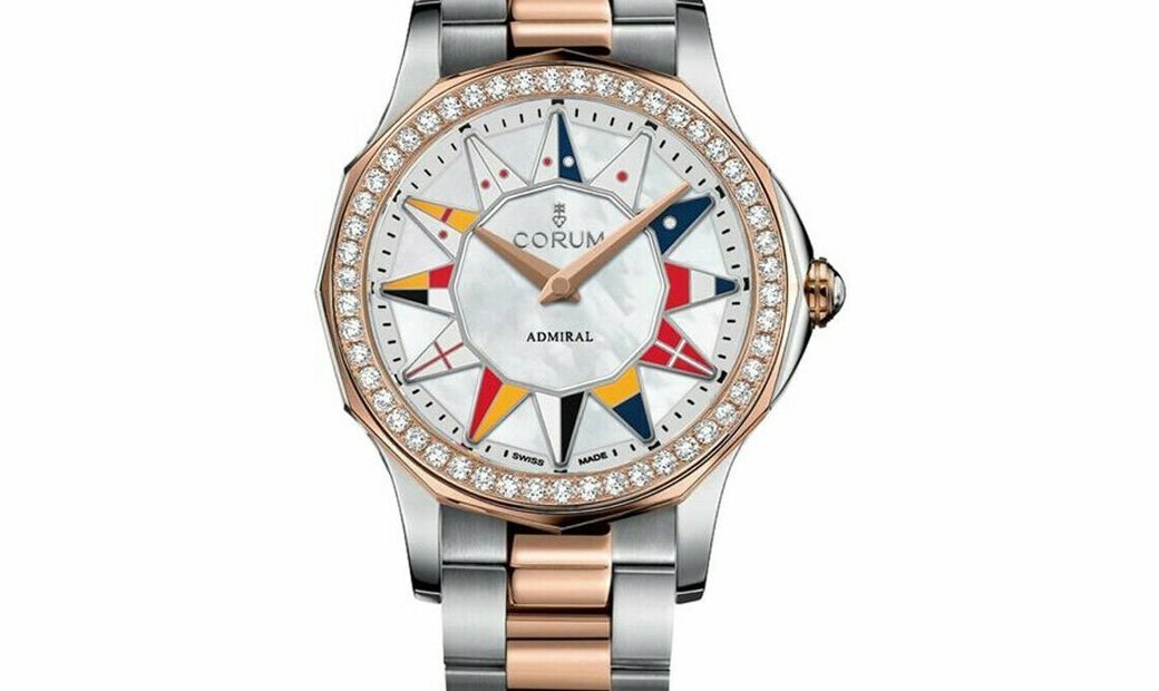 CORUM ADMIRAL'S CUP LEGEND AUTOMATIC WHITE MOP DIAL LADIES 32MM A400/02902