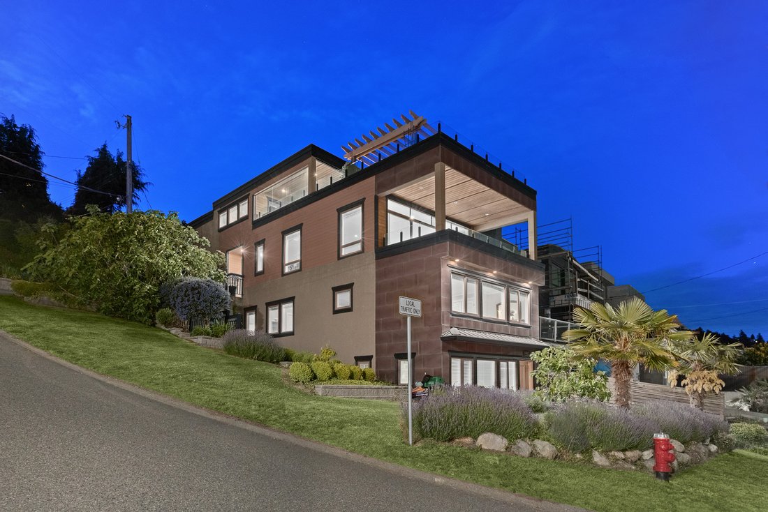 Waterfront In White Rock, Bc In White Rock, British Columbia, Canada