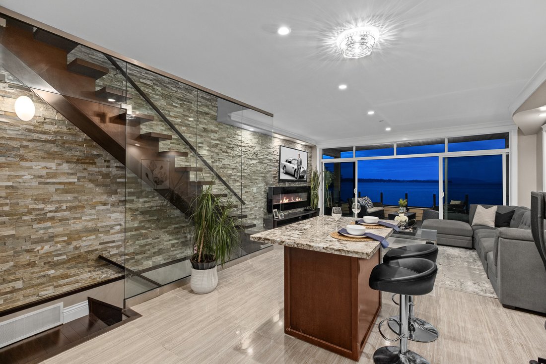 Waterfront In White Rock, Bc In White Rock, British Columbia, Canada