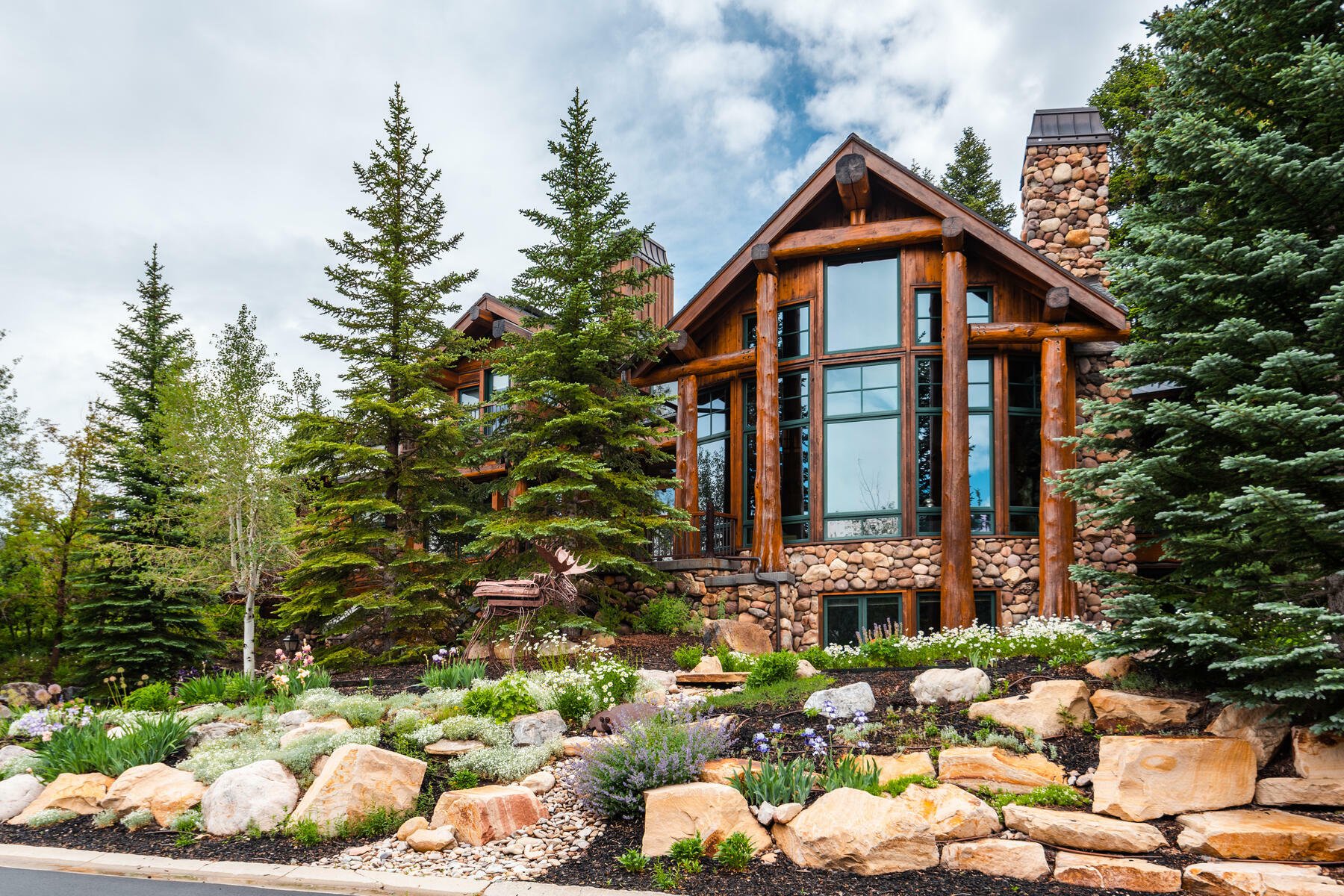 Magnífica Casa De Tronco De Madera Con En Park City, Utah, Estados Unidos En Venta (11246983)
