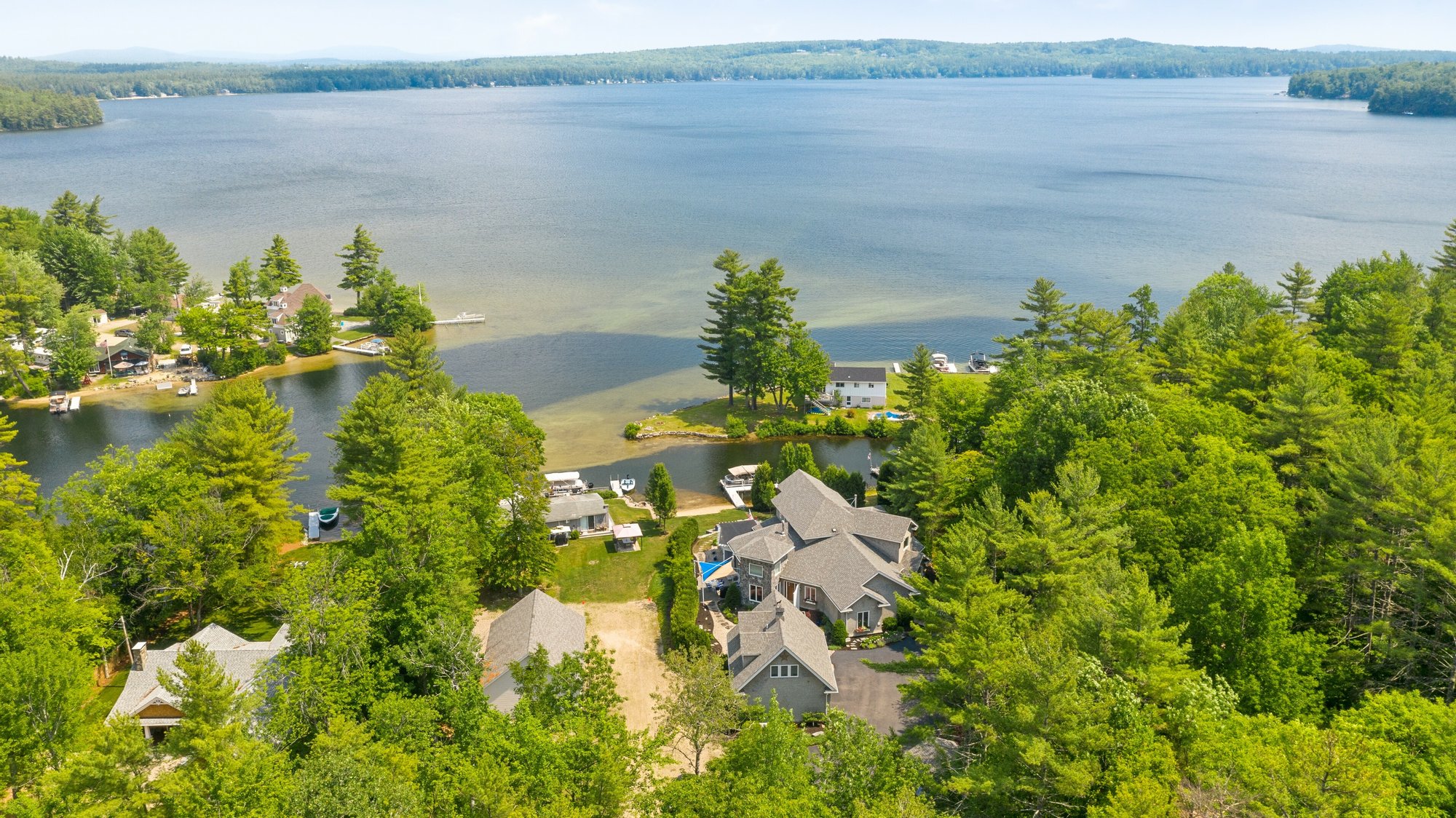 Great East Lake Waterfront In Brookfield, New Hampshire, United States