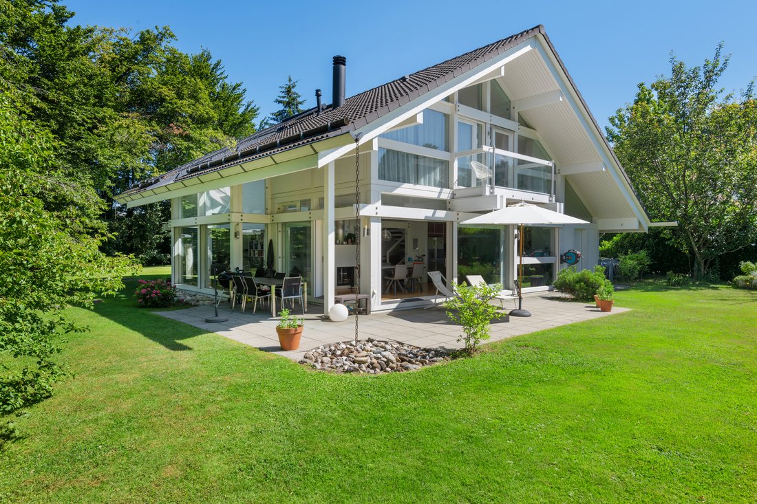 Beautiful Detached Villa "Huf Haus" Type In Jouxtens Mézery, Vaud
