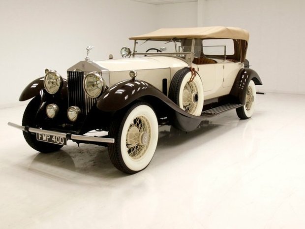 1924 RollsRoyce Silver Ghost Newmarket Brewster  Company Convertible  Sedan  Monterey Jet Center Auction 2023  Collector Car Auctions  Broad  Arrow Auctions