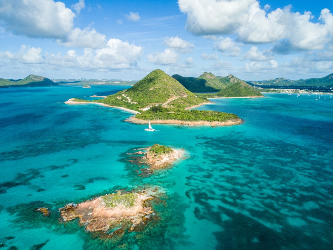 Pearns Point Peninsula In Jennings, Saint Mary, Antigua And Barbuda For ...