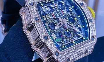 Richard Mille [NEW] RM 11-03 Rose Gold Full Set Diamonds Watch