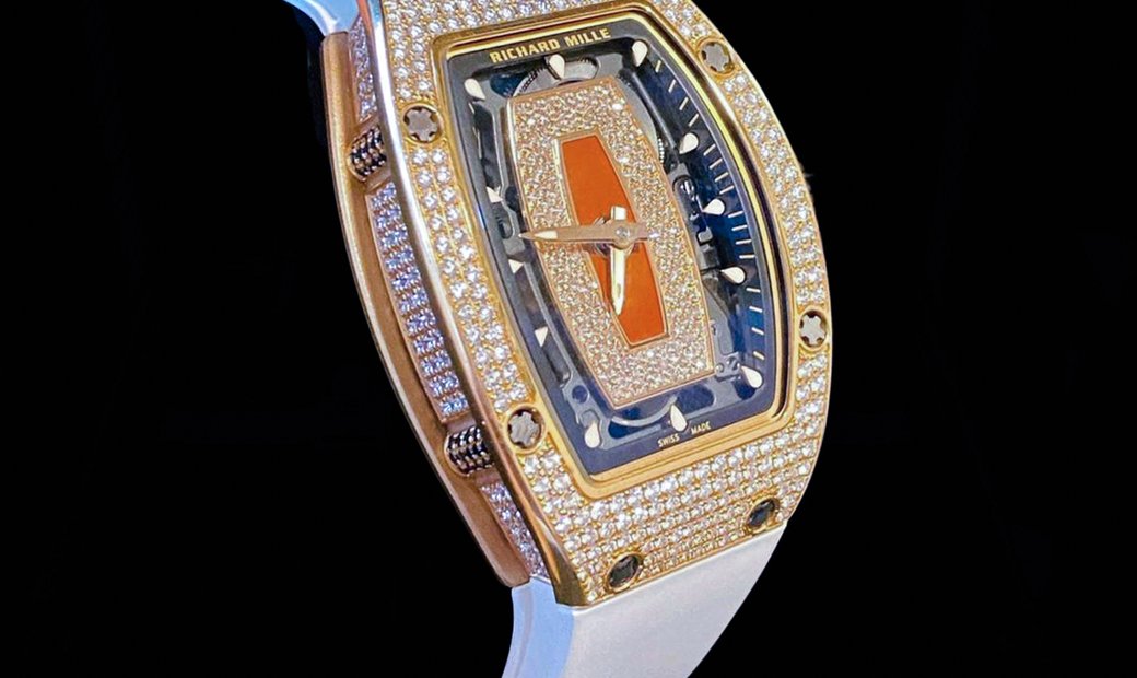 Richard Mille [2018 MINT] RM 07-01 Rose Gold Full Set Diamonds Watch