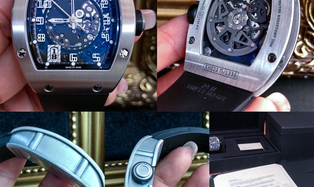 Rm 023 Titanium Automatic Mens Watch In 