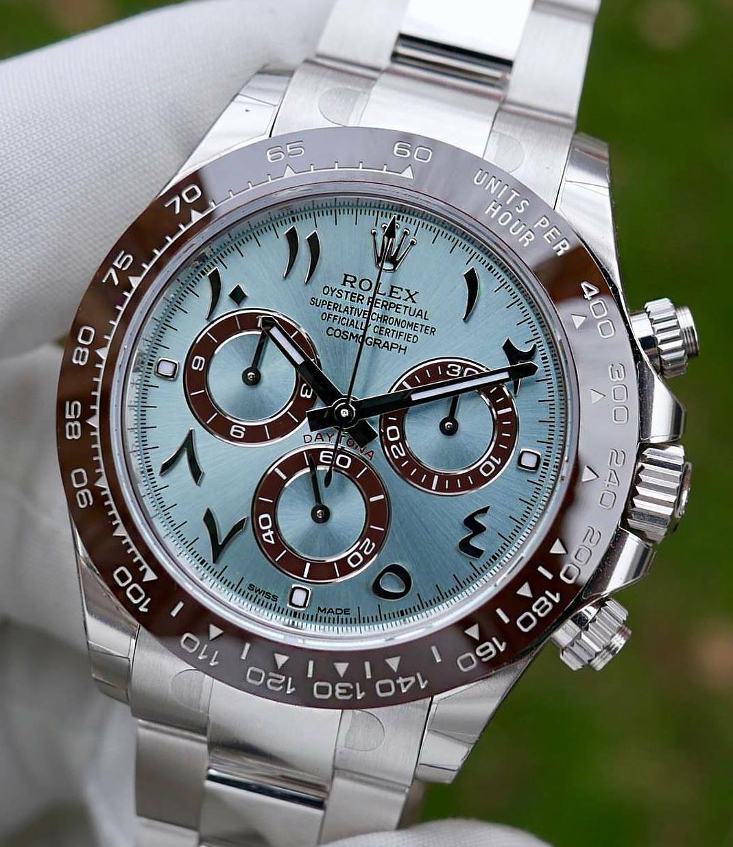 Rolex [New] Ice Blue Daytona 116506 Middle East Arabic Edition In Hong ...