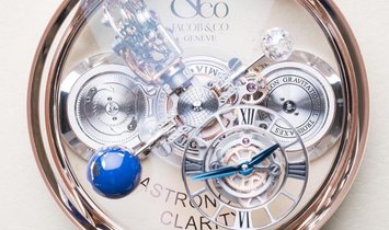 Jacob & Co. 捷克豹 [NEW] Astronomia Clarity Rose Gold Tourbillon AT120.40.AD.SD.A 
