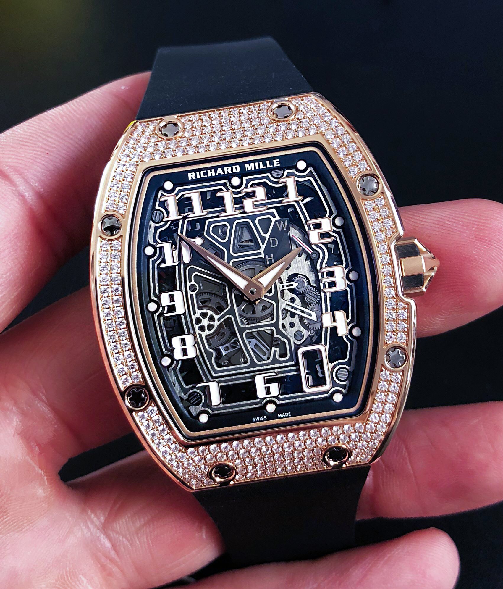 2021 richard mille factory set diamonds