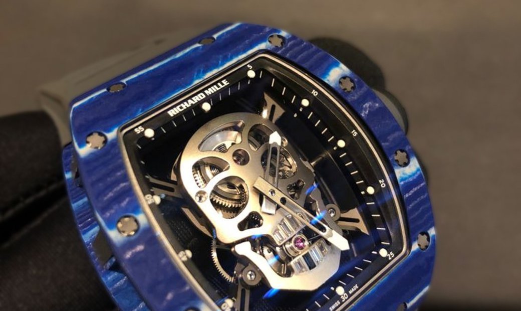 Richard Mille Rm 52 01 Skull Blue Ntpt Carbon In Melbourne, Victoria ...