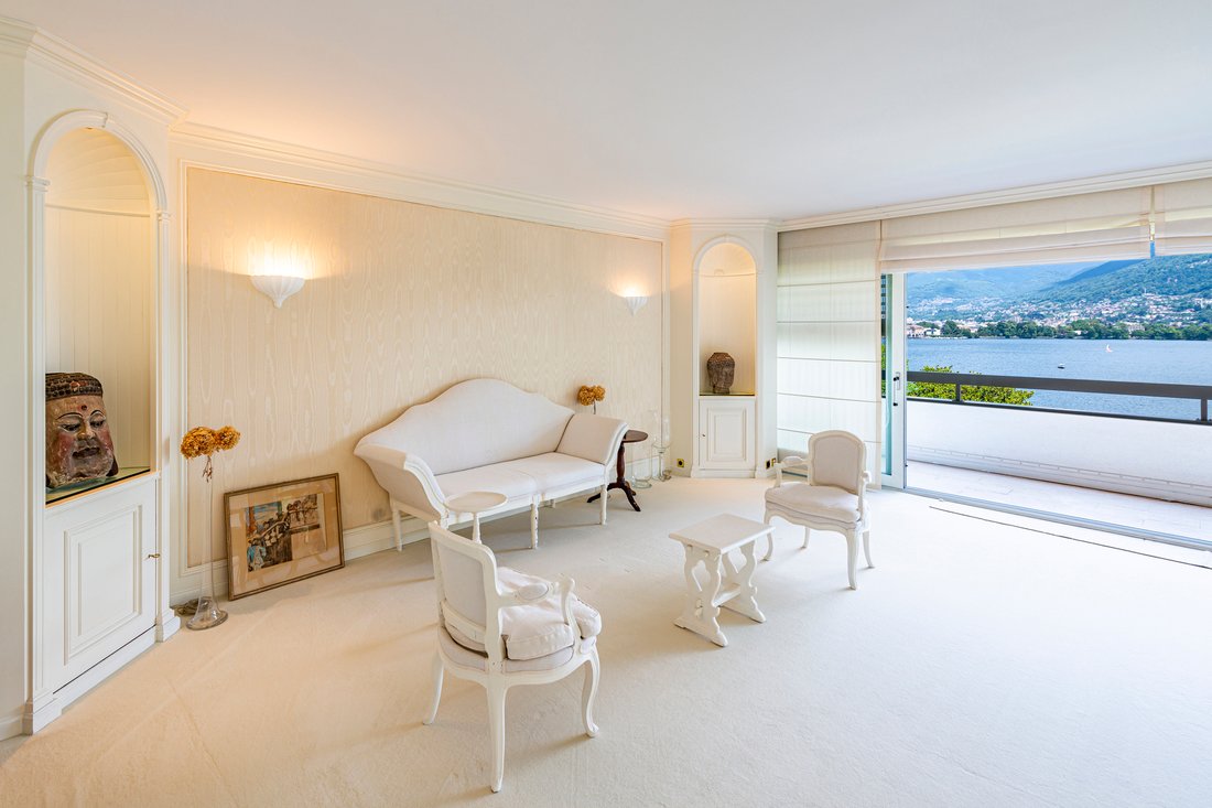 Magnificent Apartment With Lake View In Lugano, Ticino, Switzerland For