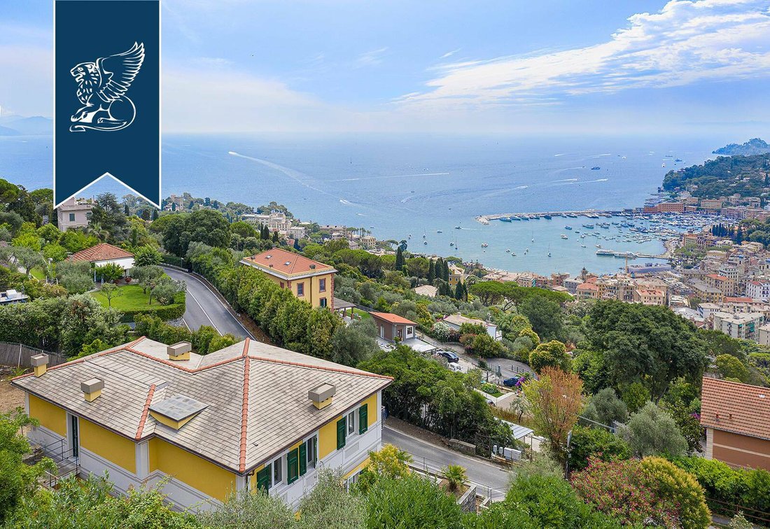 Luxury Villa With Sea View In Santa In Santa Margherita Ligure, Liguria