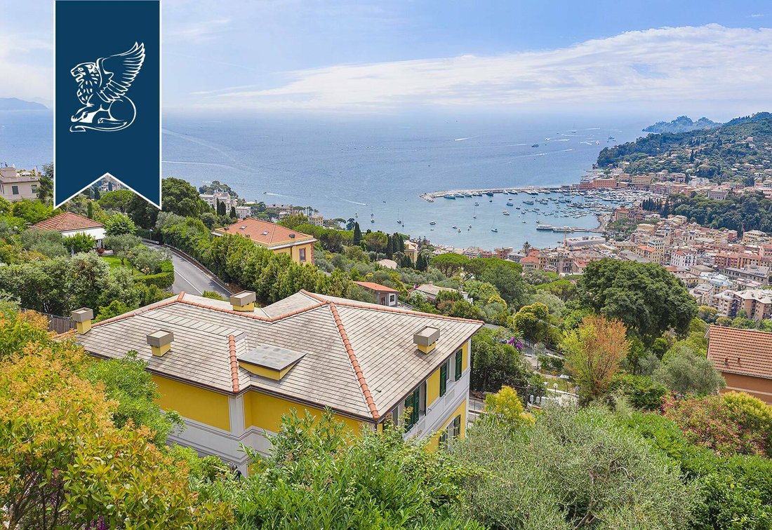 Luxury Villa With Sea View In Santa In Santa Margherita Ligure, Liguria