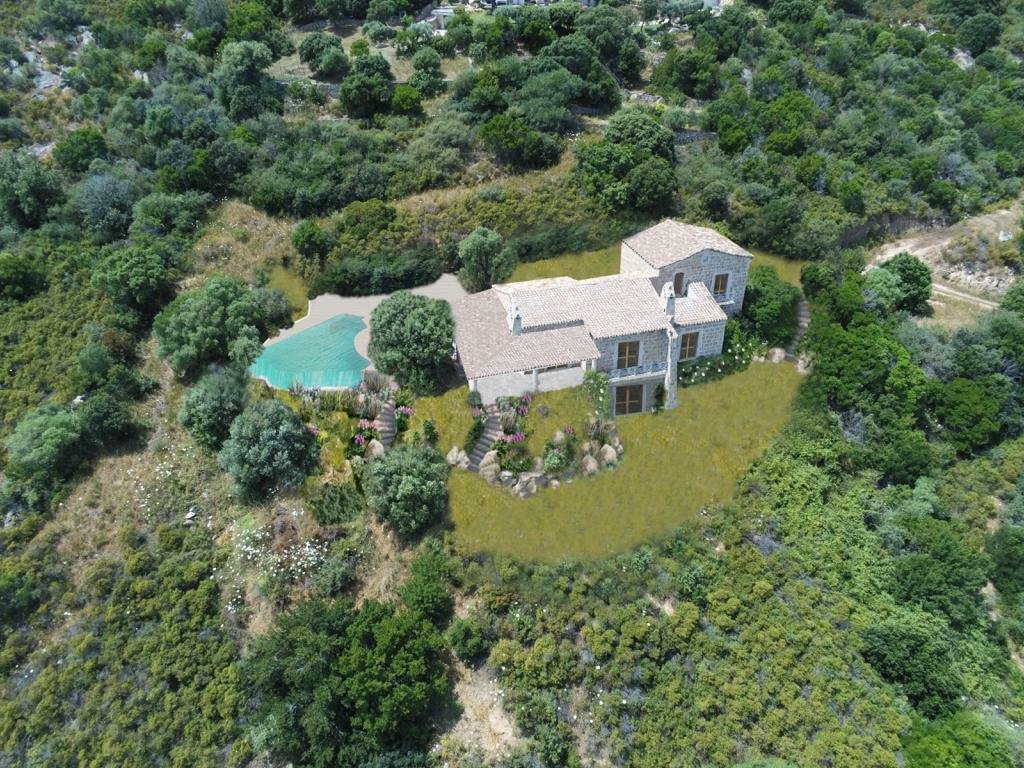 Sardinia Cannigione Villa With Pool And Sea Views In Construction Phase.