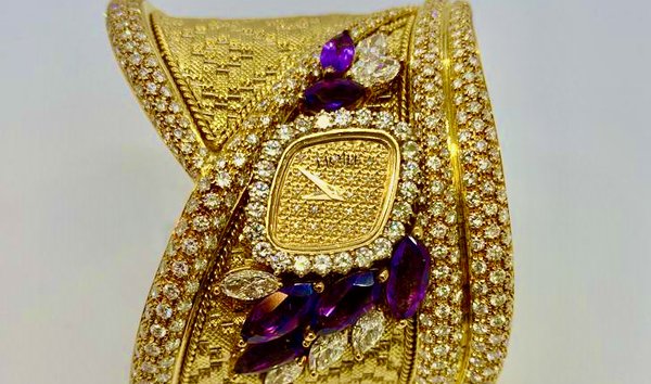 Exquisit Amethyst Bracelet Watch (11652572)