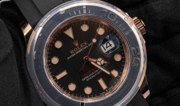 Rolex Yacht-Master 40 126655-0002 Everose Gold Black Ceramic Bezel Black Dial (11305842)