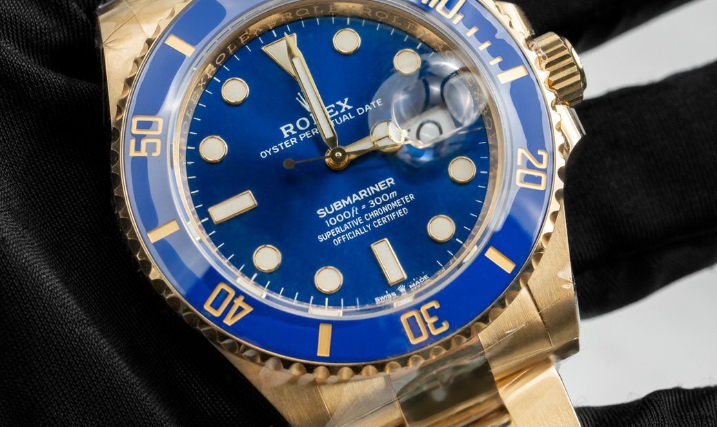 Rolex Submariner Date 126618LB-0002 Yellow Gold Royal Blue Dial
