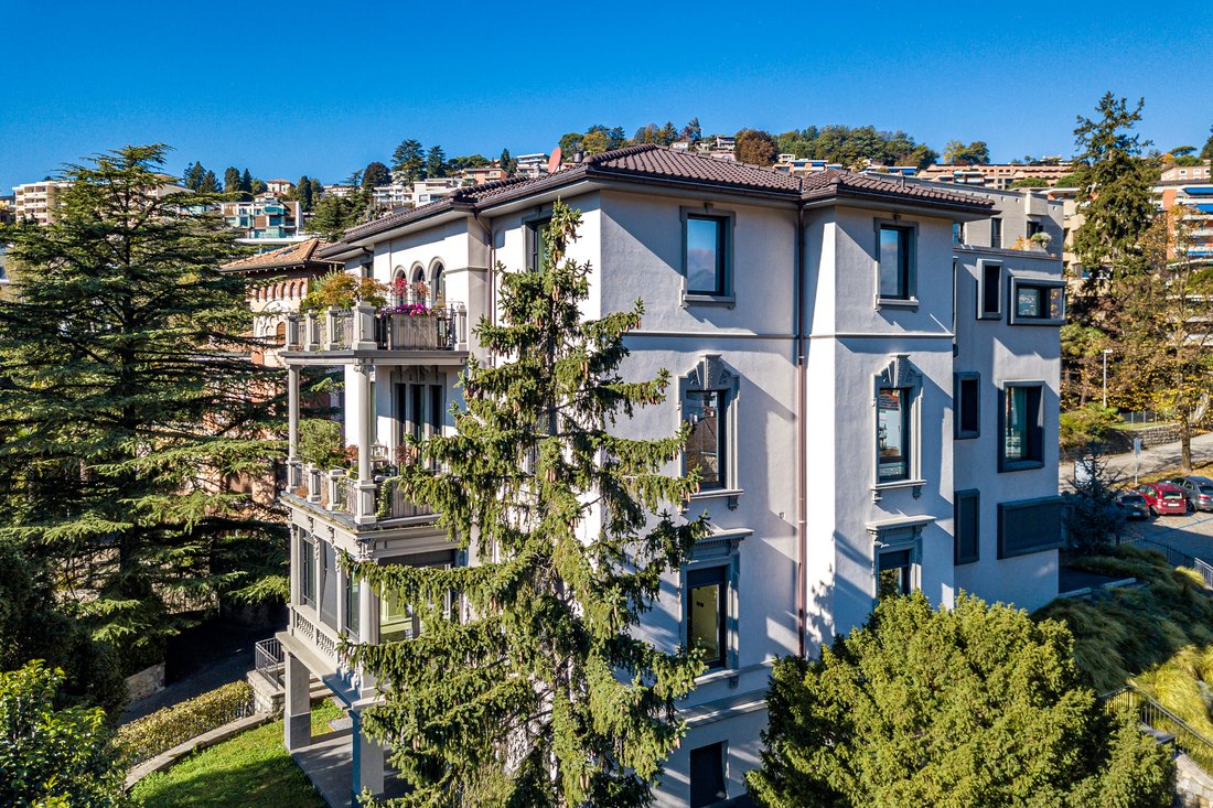 Luxury Apartment In Villa In Lugano, Ticino, Switzerland For