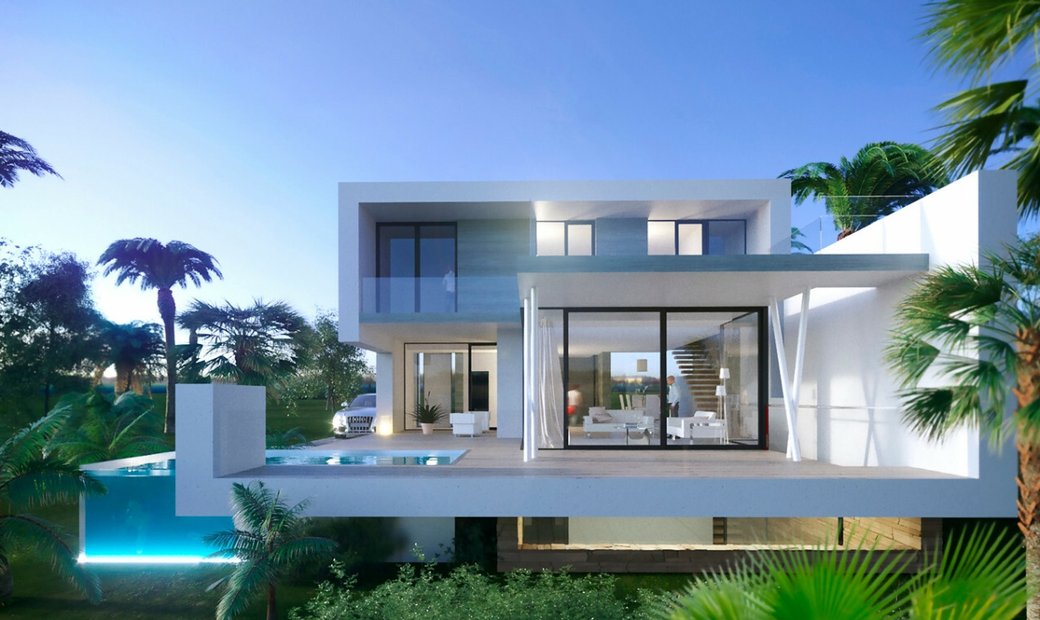 Modern Frontline Golf Villa With Luxurious In Estepona