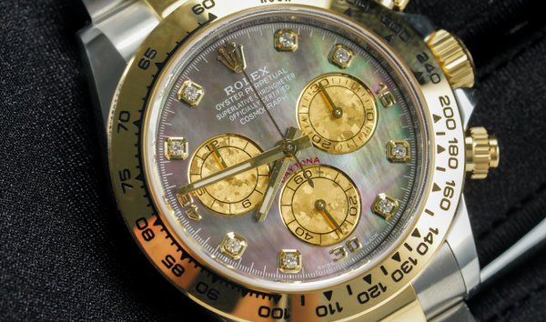 Rolex Daytona Cosmograph 116503-0009 Two-Toned Diamond Set Black Mother-0f -Pearl Dial (10955185)