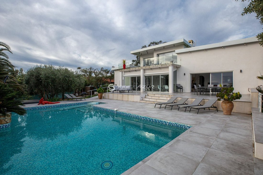 Modern House With Pool And Sea View In Saint Augulf In Var, France For