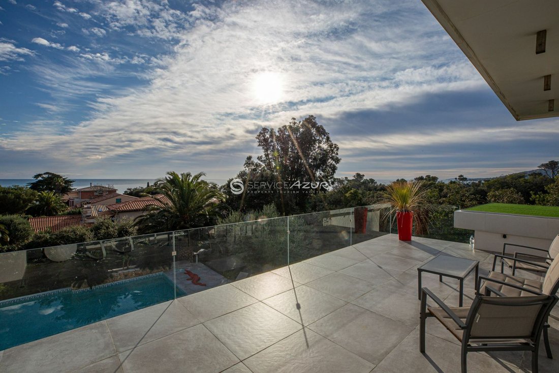 Modern House With Pool And Sea View In Saint Augulf In Var, France For