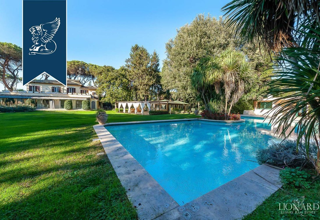 Luxury Villa With Pool For Sale In Rome In Rome, Lazio, Italy For Sale