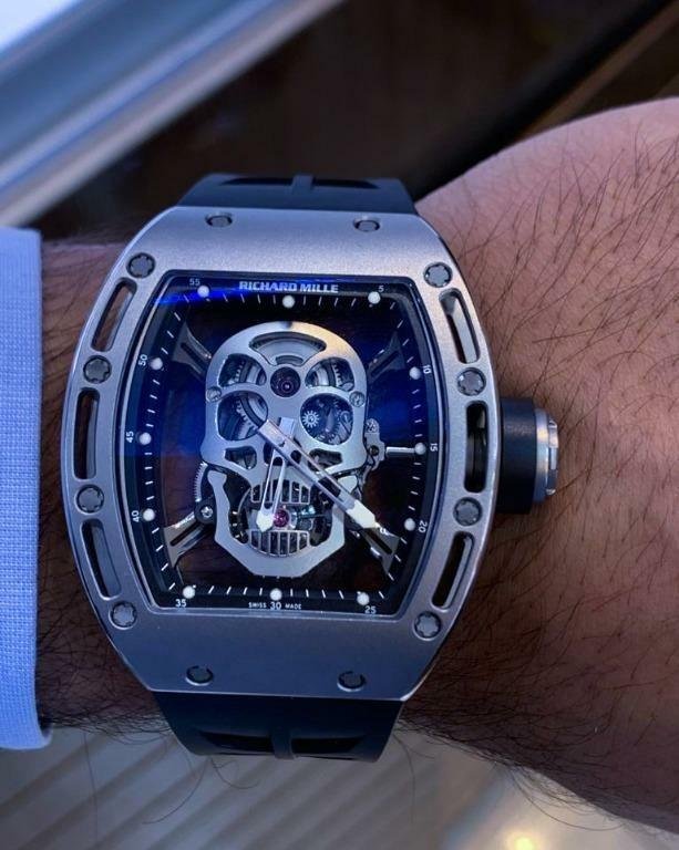 Richard Mille Tourbillon RM 052 Skull Watch The Richard 42 OFF