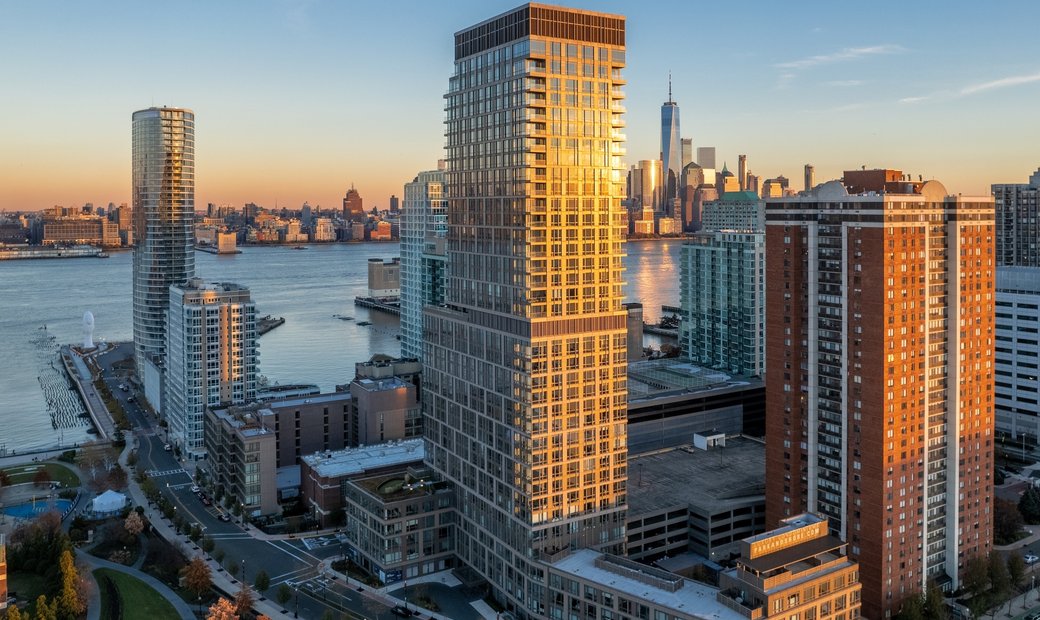 Nueva Construcción En El Centro De En Hoboken, Nueva Jersey, Estados
