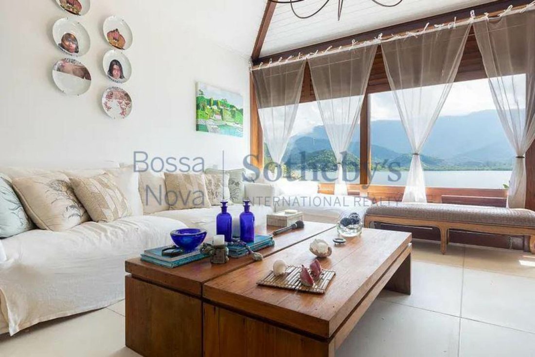 House With Privileged View On Ilha Da Caieira In Angra Dos Reis, Brazil