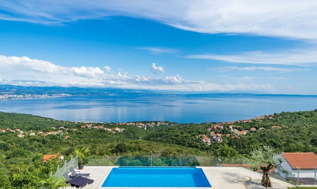 Opatija House In Opatija, Primorje Gorski Kotar County, Croatia For