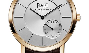 Piaget Pre-owned Altiplano Automatic 18kt Rose Gold Silver Dial  G0A35131