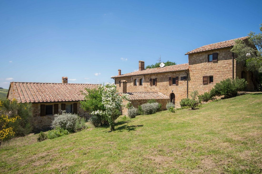 Maisons de campagne à Pienza, Toscane, Italie 1 - 11760274