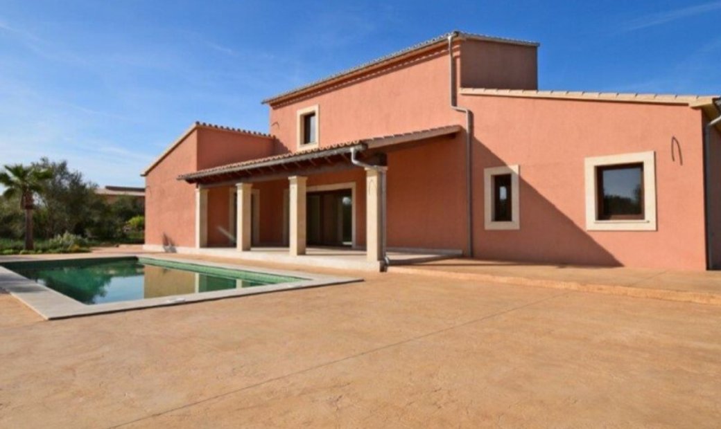 New Built Country House In Mediterranean In Algaida, Balearic Islands