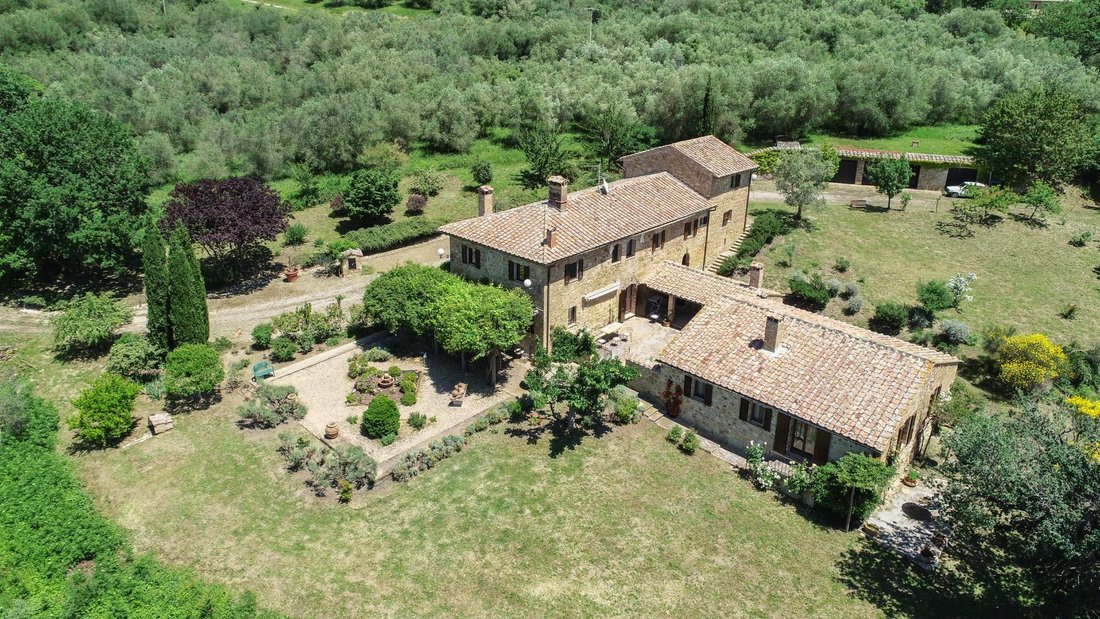Maisons de campagne à Pienza, Toscane, Italie 2 - 11760274