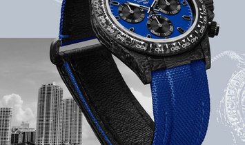 Rolex 勞力士 DiW NTPT Carbon Daytona “MIAMI BLUE" (Retail:EUR 54990)