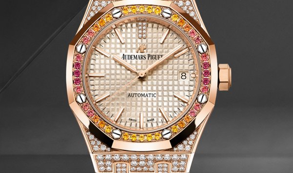 Audemars Piguet Royal Oak Selfwinding 15452OR.ZY.D038VE.01 Diamonds, Garnets, Sapphire Set (11788853)