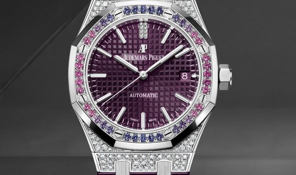 Audemars Piguet Royal Oak Selfwinding 15452BC.ZY.D007VE.01 Set with Diamonds, Sapphires and Rubies (11788856)