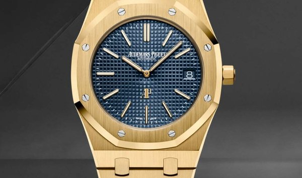 Audemars Piguet 15202BA.OO.1240BA.01 Royal Oak "Jumbo" Extra Thin 18ct Yellow Gold Blue Dial (11267766)