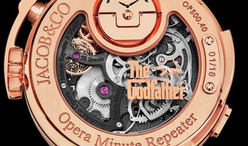 Jacob & Co. 捷克豹 [NEW] Opera Godfather Minute Repeater OP500.40.AA.AA.ABALA (Retail: HK$5,200,000)