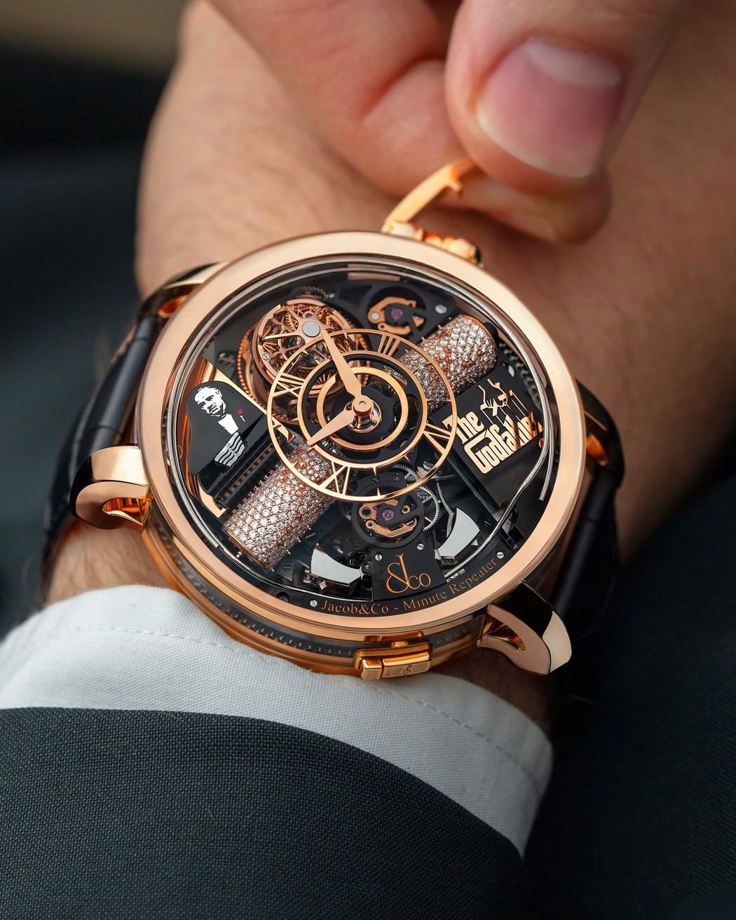 jacob and co godfather watch diamond