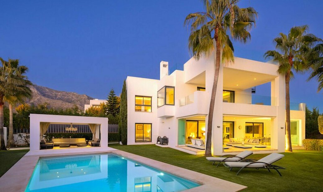 Marbella Golden Mile Villa In Marbella, Andalusia, Spain For Sale