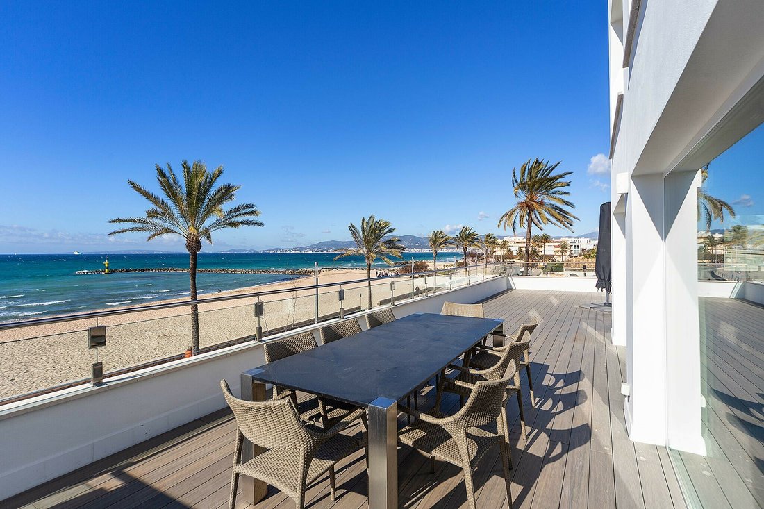 House On The Seafront In Ciudad Jardín With In Palma, Balearic Islands