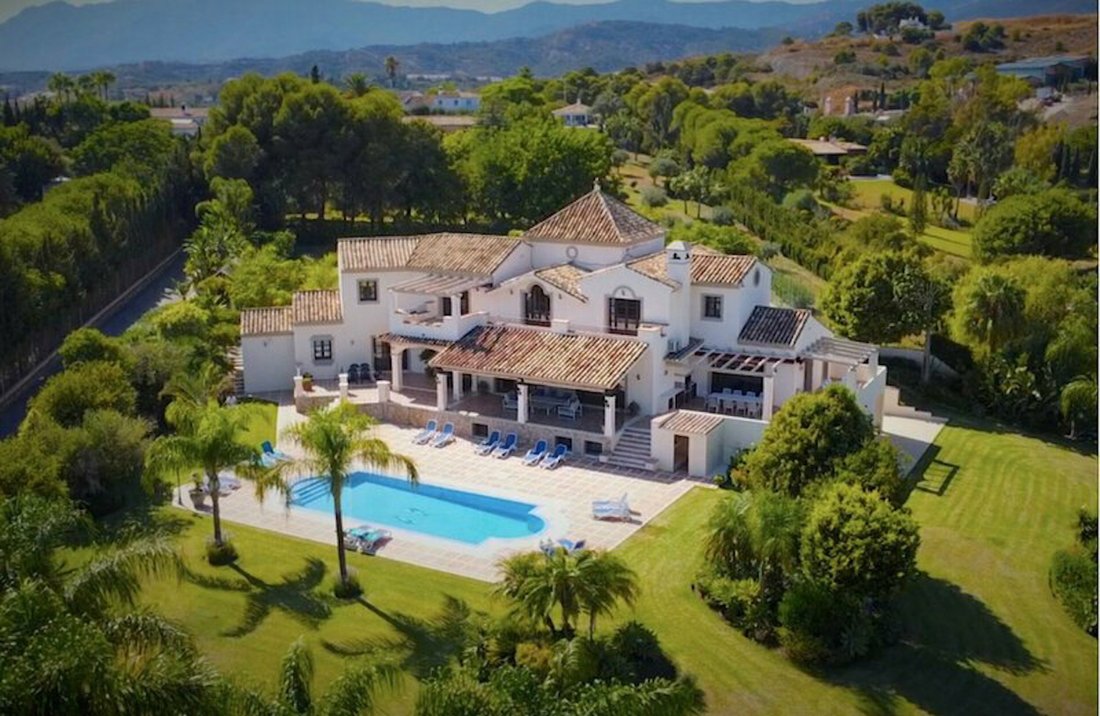 Elegant Andalusian Style Mansion In Los In Benahavís, Andalusia, Spain ...