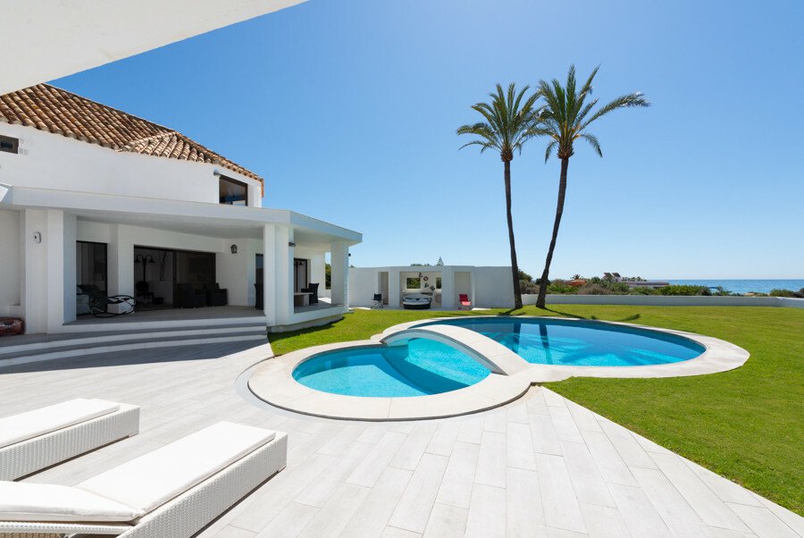 Enchanting Beachside Villa In El Rosario In Marbella, Andalusia, Spain ...