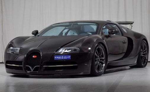 Elegant Bugatti Veyron Black Bess is spotted in Dubai