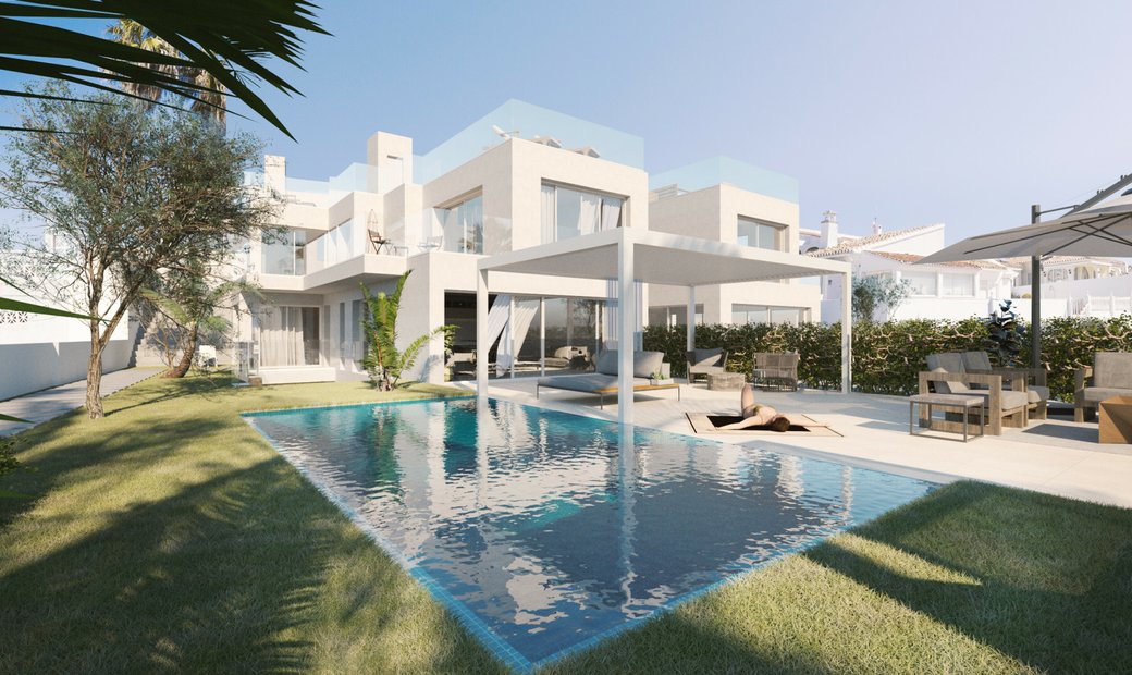 Villa, Mijas Costa En Las Lagunas De Mijas, Andalucía, España En Venta
