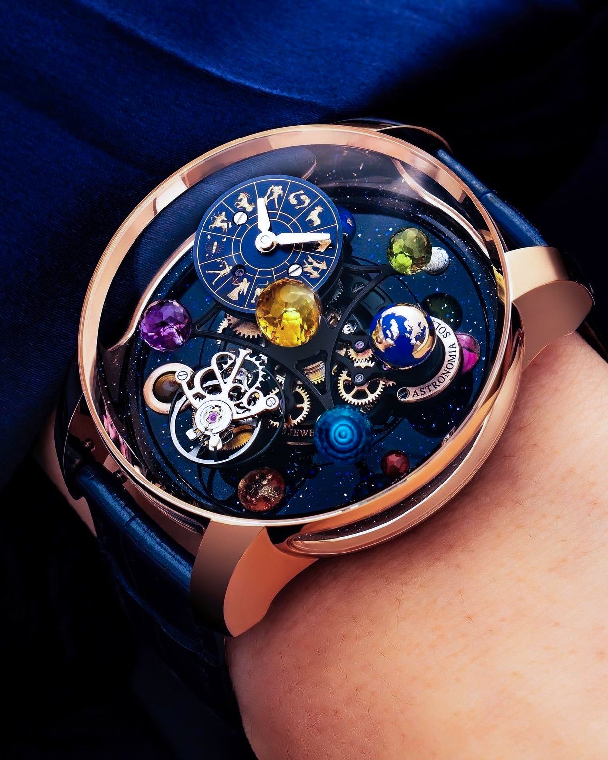 Jacob & Co. 捷克豹 [New] Astronomia Solar Zodiac Tourbillon In Hong Kong ...