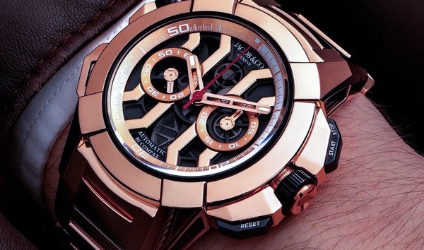 Jacob & Co Epic X Chrono Full Rose Gold Bracelet EC323.42.AC.AA.A40AA (11850932)